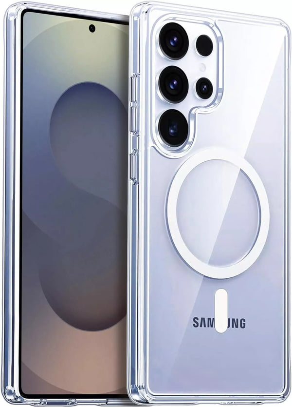 For Samsung Galaxy S25 Ultra 5G Hard Back Shockproof MagSafe Magnetic Case Cover
