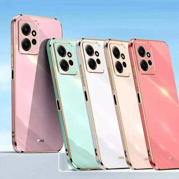 For Oppo Reno13 F 5G Luxury Plating Soft Shell Shockproof Phone Case