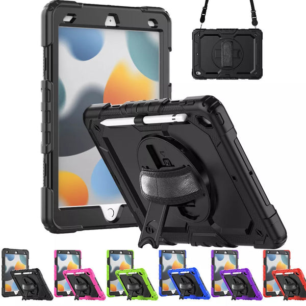 For New Apple iPad A16 11-inch 2025 Heavy duty Kickstand Survivor Case Cover