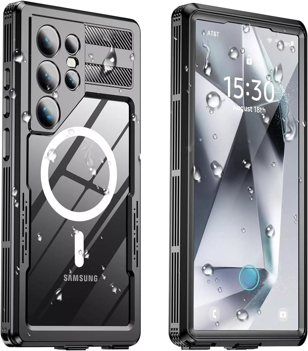 IP68 Waterproof Case For Samsung Galaxy S25 Ultra 5G Magsafe Underwater Diving Swim