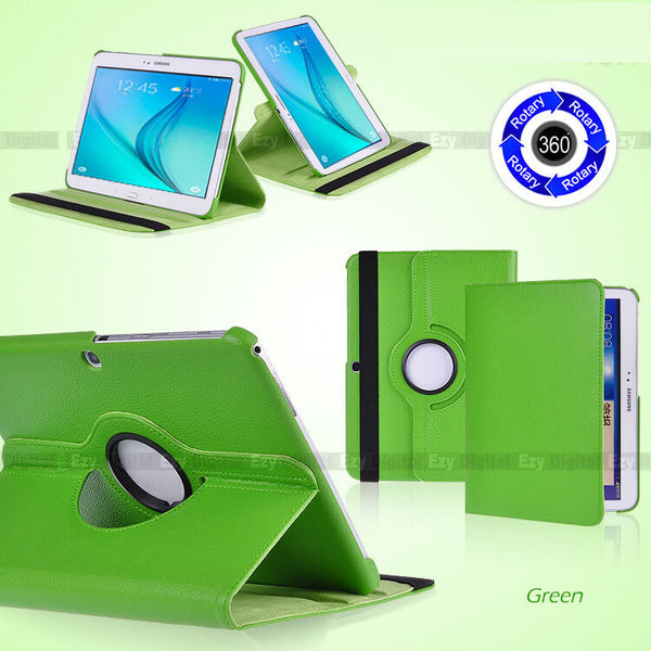 Green 360°Rotating Flip case cover For  Samsung Galaxy Tab A 9.7"  T550