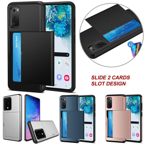 For Samsung Galaxy S22 Ultra S21+ 5G Double Cards Space Armor Strong Case Cover