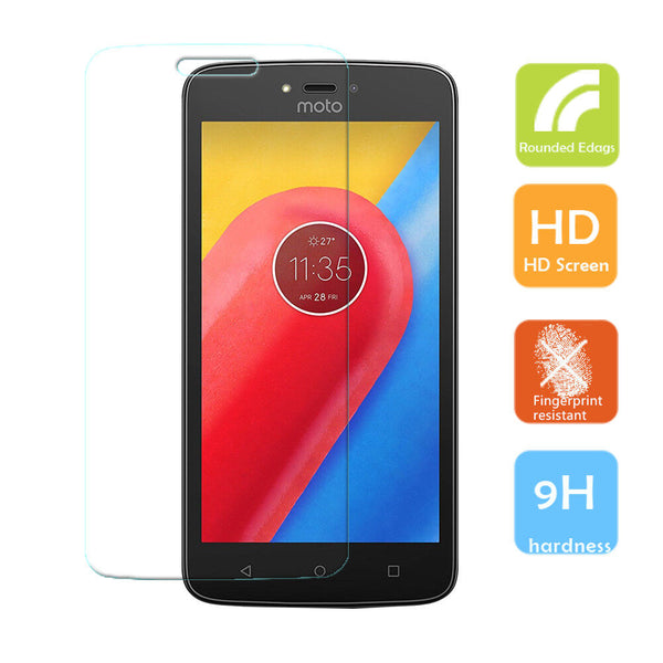 9H Tempered Glass Film Screen Protector for New Motorola Moto C & C Plus