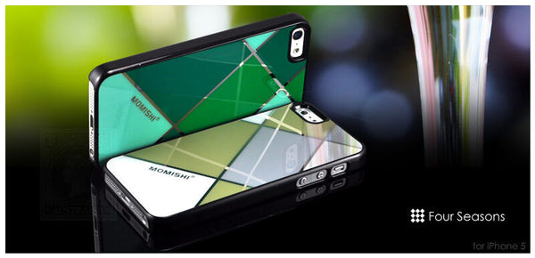 NEW Premium Four Seasons Mirror Colorful Case Cover For iPhone 5 5G 5TH GEN + SP
