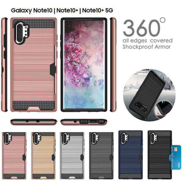 For Samsung Galaxy Note10 | Note10+ Plus 5G Shock Proof Tough Strong Card Case
