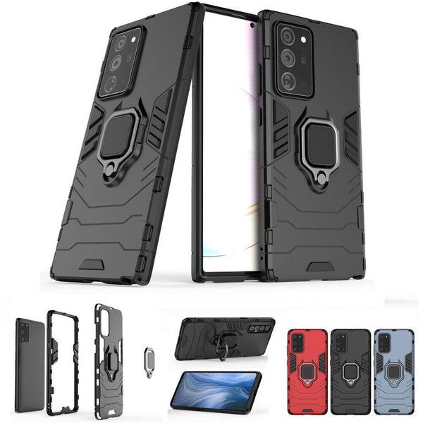 For New Samsung Galaxy S20 FE 5G/4G Rotating Ring Holder Kickstand Magnetic Case