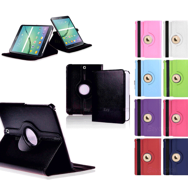 Premium 360°Rotating Flip case cover For Samsung Galaxy Tab S3 S4 T830 T835