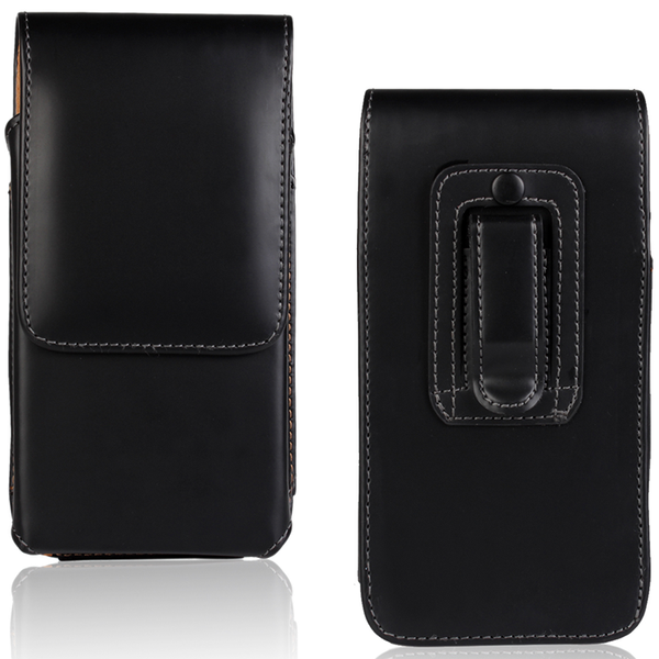 For Apple iPhone 8 Plus Luxury Universal Vertical Belt Clip Leather Pouch Case
