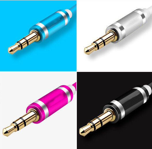Quality 1/2/ 3m 3.5mm Male to Male AUX Stereo Audio Cable Speaker Auxiliary Cord