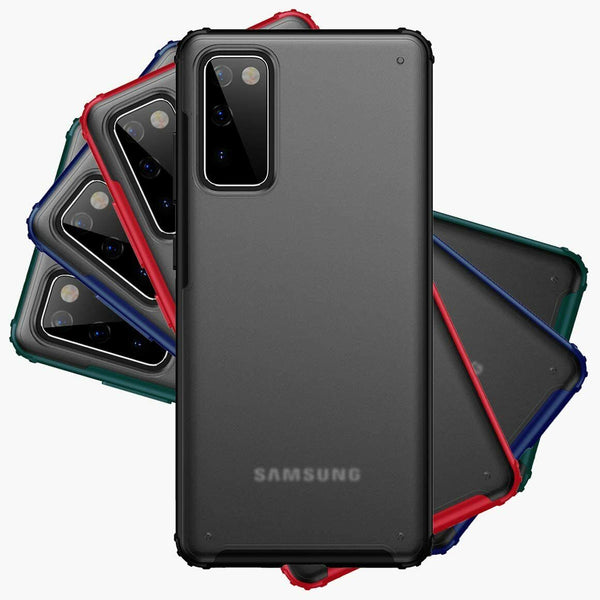 For Samsung Galaxy S20 FE 5G/4G Shockproof Hybrid Soft Bumper Matte Hard PC Case