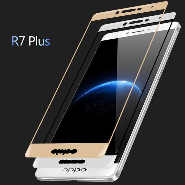 Full Coverage Tempered Glass Screen Protector for Oppo R7 Plus R7S & R9 Plus R9S
