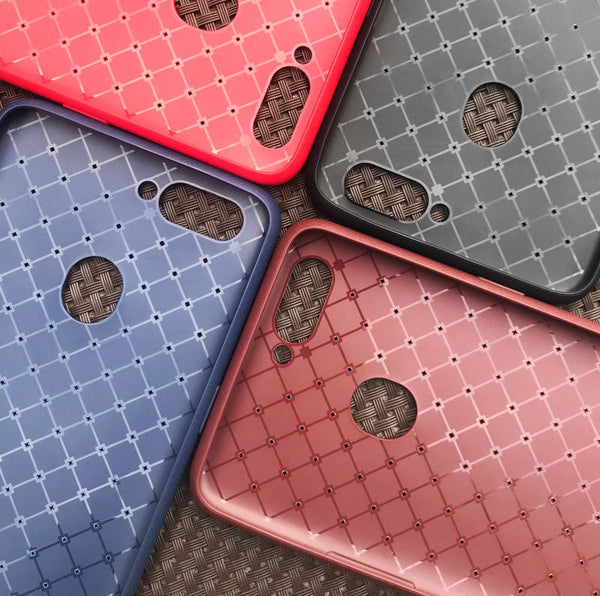 For OPPO R11S & R11S Plus MAXCASE Thin BV Grid Weaving TPU Phone case cover