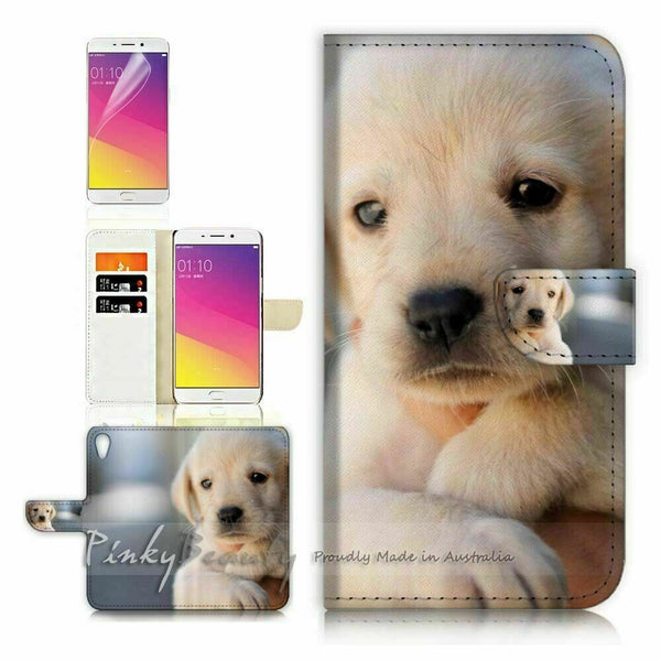Doggy TPU Phone Wallet Case Cover For Vivo Y21 - 21086
