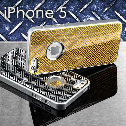 NEW Premium 3D Cutout Aluminium Metal Hybrid Case Cover For iPhone 5 5G 5TH GEN
